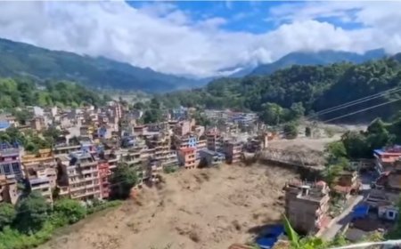 चीनको तिब्बतमा पहिरोका कारण बनेको ताल फुट्यो, रसुवामा बाढीको उच्च जोखिम