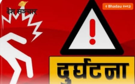 बर्दघाटमा माइक्रोबस ट्रकमा ठोक्किँदा एक जनाको मृत्यु, १९ जना घाइते