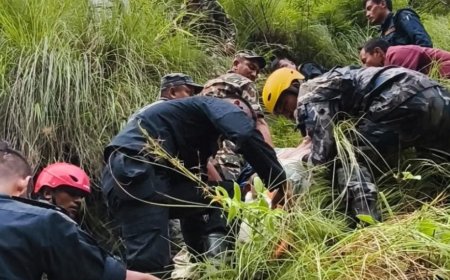 इन्द्रसरोवरमा इभी गाडी दुर्घटना: चार मृतकमध्ये दुई जनाको परिचय खुल्यो, चार घाइते