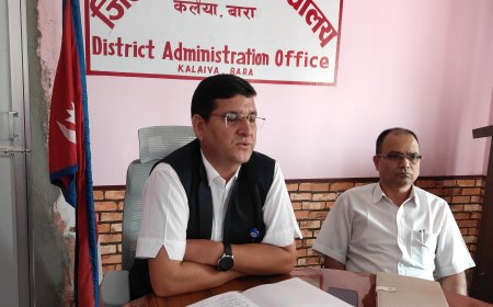 बाराका नवआगन्तुक प्रजिअ अधिकारीको प्रतिबद्धता : शान्ति सुरक्षा, सुशासन र तस्करी नियन्त्रणमा जोड