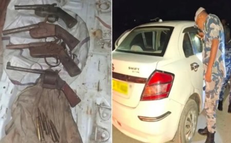 भारतीय गाडीमा पेस्तोल र एसएलआरको गोली, वीरगन्जका सुरक्षा चेकपोस्टमाथि प्रश्न