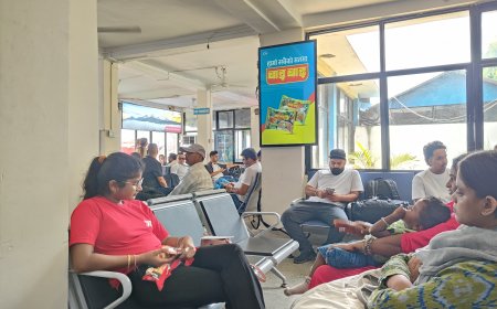 सिमरा–काठमाडौं बुद्ध एयरको उडान ४५ मिनेट ढिलो, यात्रु मर्कामा