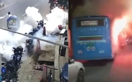 ढाकामा लगातार दोस्रो दिन बम विस्फोट र बसमा आगजनी, रिक्सा चालक घाइते
