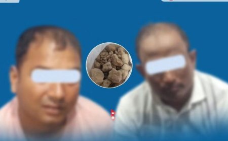 पर्साबाट १५४ ग्राम खैरो हेरोइनसहित दुई जना पक्राउ