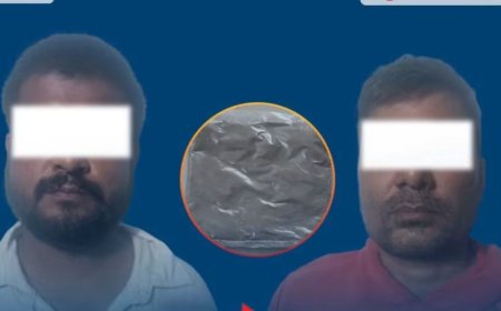 सिरहाका युवकसहित दुई जना ५८ ग्राम खैरो हेरोइनसहित पक्राउ