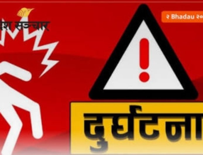 बर्दघाटमा माइक्रोबस ट्रकमा ठोक्किँदा एक जनाको मृत्यु, १९ जना घाइते