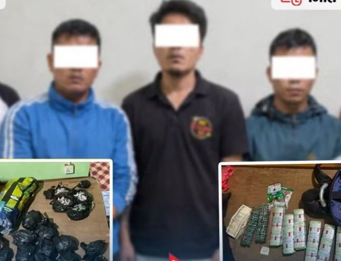 काठमाडौंमा खैरो हेरोइन, ७८२ एम्पुल र १८ हजार ३०० ट्रामाडोलसहित ५ जना पक्राउ