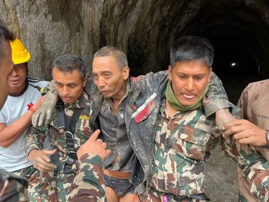 बाढी गएको ११औँ दिनमा माथिल्लो त्रिशुली–१ को टनेलबाट चिनियाँ नागरिकको उद्धार