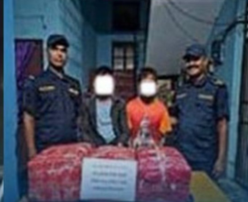 गाँजा तस्कर भाग्न खोजेपछि प्रहरीले चलायो २ राउण्ड हवाई फायर, ३० किलो गाँजासहित ३ पक्राउ