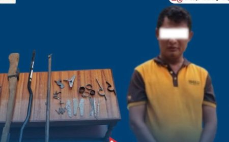 मोरङमा घरमै भरुवा बन्दुक बनाउने व्यक्ति पक्राउ, बन्दुक र निर्माण सामग्री बरामद