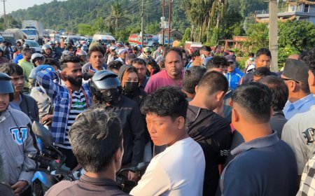 बाराको अमलेखगञ्जमा गाडीको ठक्करबाट एक जनाको मृत्यु, चालक पक्राउको माग गर्दै चक्काजाम