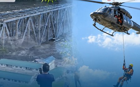 बुढीगण्डकी बाढी अपडेट: सिरिङ्गेको हिमपहिरोले खोला थुनिँदा भीषण बाढी; पुल र घरहरू बगायो, यारुबगरबाट १८ जनाको उद्धार, प्रभावित क्षेत्रमा सुरक्षाकर्मी खटिए