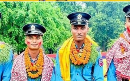 सपना साकार पार्न सहर नै धाउनुपर्दैन: बारा फेटाका चार युवा एकैसाथ असईमा पासआउट, गाउँमै छायो खुसी