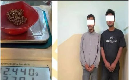 बागलुङमा वृद्ध महिलाको सुनको सिक्री लुट्ने  बिरगंजका  दुई युवक पक्राउ