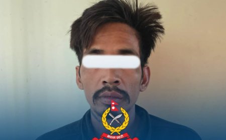 एयर पेस्तोल देखाएर मार्ने धम्की दिने बाँकेका २८ वर्षीय चौधरी पक्राउ