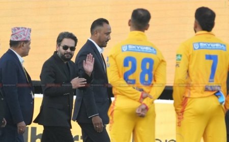 प्रधानमन्त्री बालेन शाहद्वारा एनपीएलको तेस्रो संस्करण उद्घाटन, लुम्बिनी र सुदूरपश्चिमबीच पहिलो खेल
