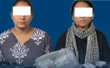 थाइल्यान्डबाट मलेसिया हुँदै नेपाल आएका दुई भारतीय महिला १४ किलो गाँजासहित पक्राउ