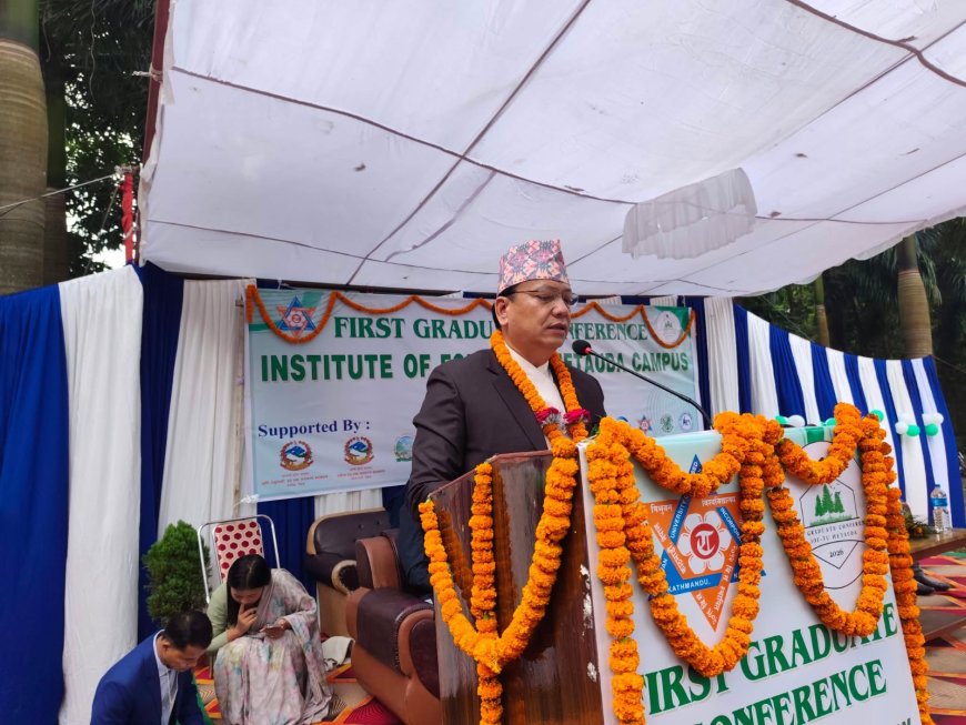 शिक्षा र ज्ञानलाई समाज, राष्ट्र तथा वातावरणको हितमा प्रयोग गर्न मुख्यमन्त्री थापाको आग्रह