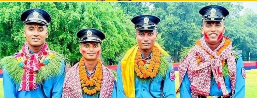 सपना साकार पार्न सहर नै धाउनुपर्दैन: बारा फेटाका चार युवा एकैसाथ असईमा पासआउट, गाउँमै छायो खुसी
