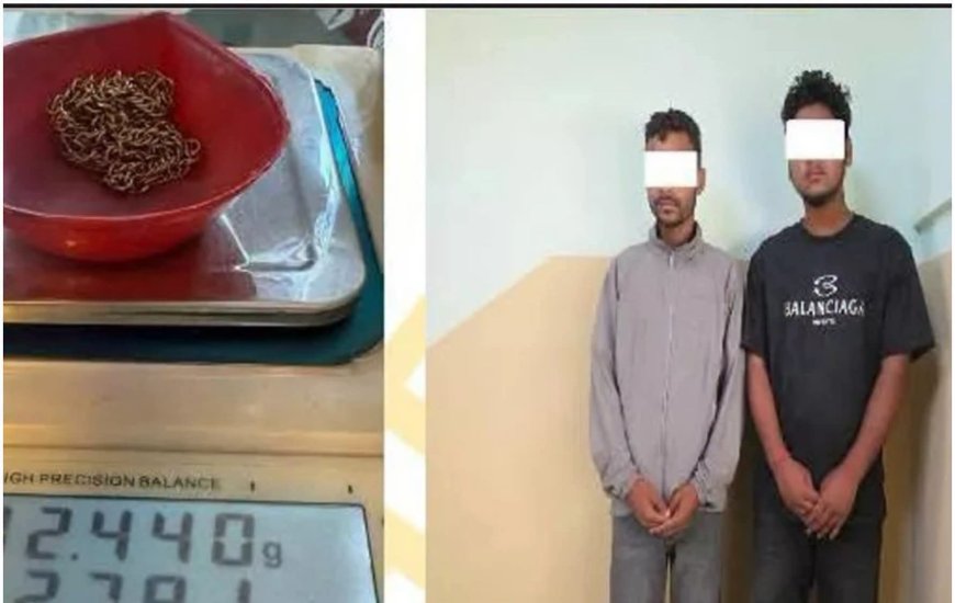 बागलुङमा वृद्ध महिलाको सुनको सिक्री लुट्ने  बिरगंजका  दुई युवक पक्राउ